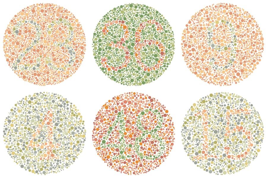 specsavers colour blind test